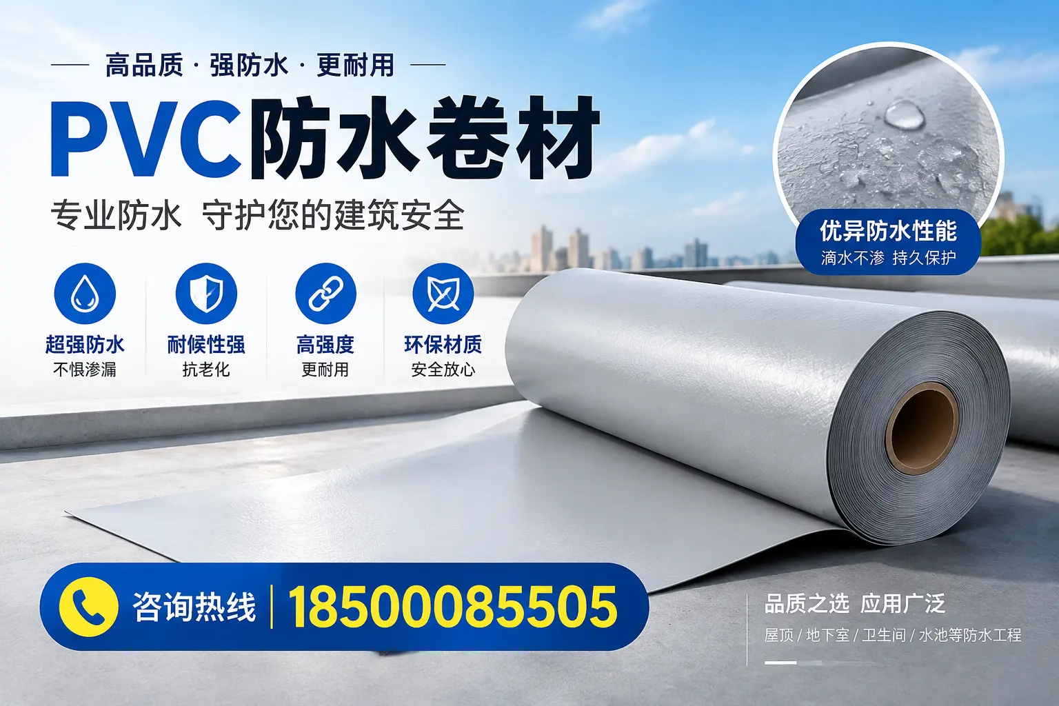 鞍山地区pvc防水卷材的市场现状与发展趋势